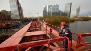 Финальный этап строительства моста через Москву-реку в ЗАО начнётся в ноябре