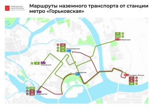 С 21 октября в связи с капитальным ремонтом эскалатора будет изменен режим работы вестибюля станции метро «Горьковская»