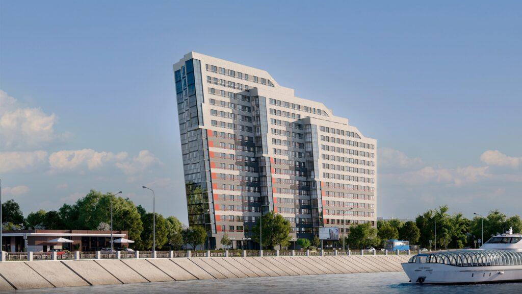 Началась продажа квартир в ЖК «Лайнеръ» на Октябрьской набережной