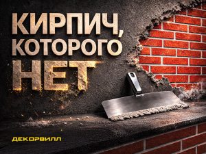 Мастер-класс «Кирпич, которого нет!»